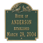 Cardinal Wedding Wall Plaque
