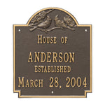 Cardinal Wedding Wall Plaque
