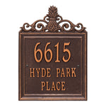 Lanai Standard Wall Address Plaque
