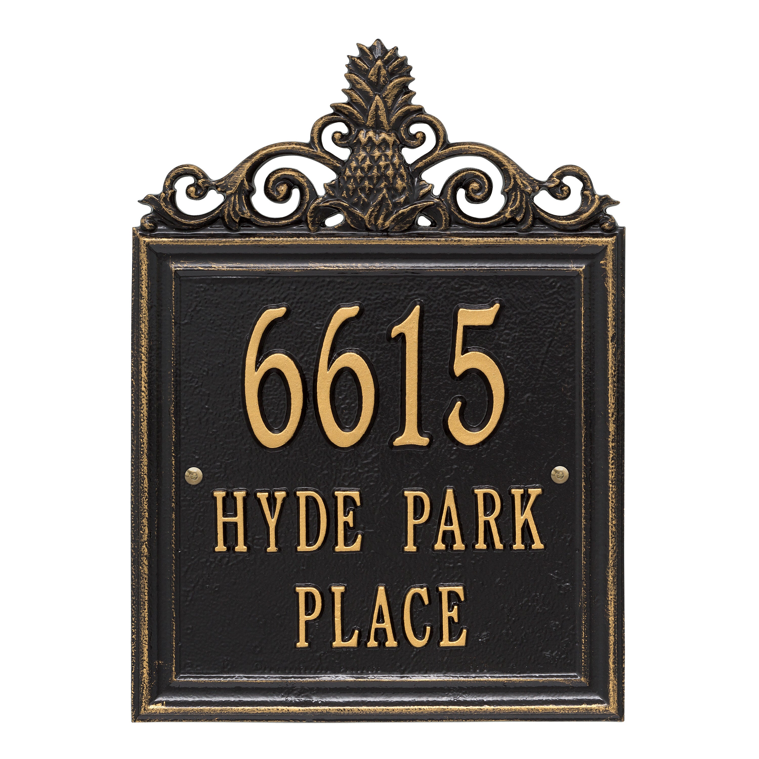 Lanai Standard Wall Address Plaque