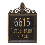 Lanai Standard Wall Address Plaque