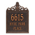 Lanai Standard Wall Address Plaque