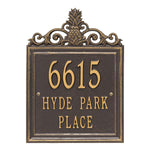Lanai Standard Wall Address Plaque