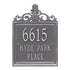 Lanai Standard Wall Address Plaque
