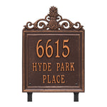 Lanai Standard Lawn Address Plaque