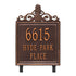 Lanai Standard Lawn Address Plaque