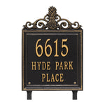 Lanai Standard Lawn Address Plaque