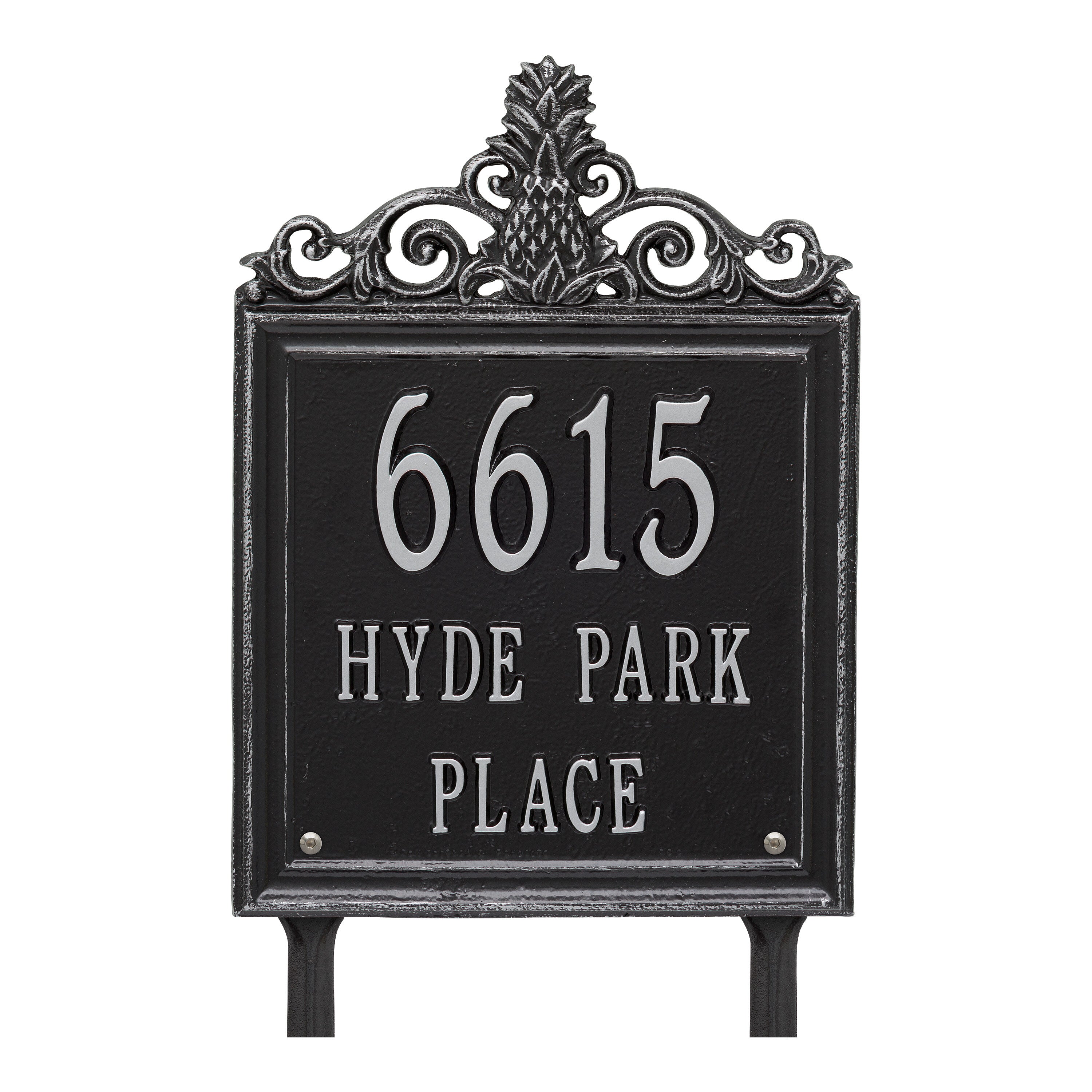 Lanai Standard Lawn Address Plaque