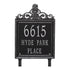 Lanai Standard Lawn Address Plaque