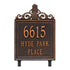 Lanai Standard Lawn Address Plaque