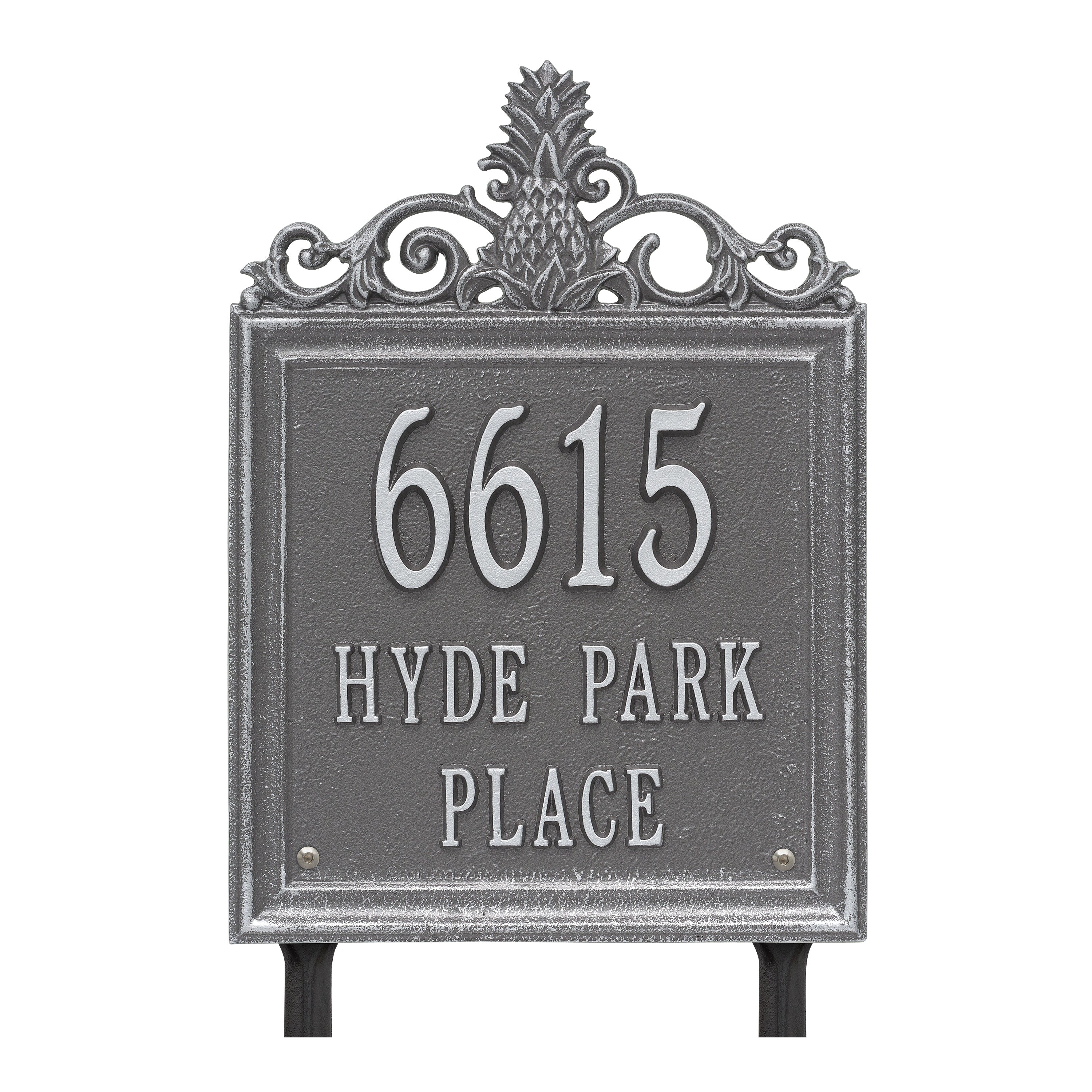 Lanai Standard Lawn Address Plaque