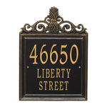 Lanai Estate Wall Address Plaque