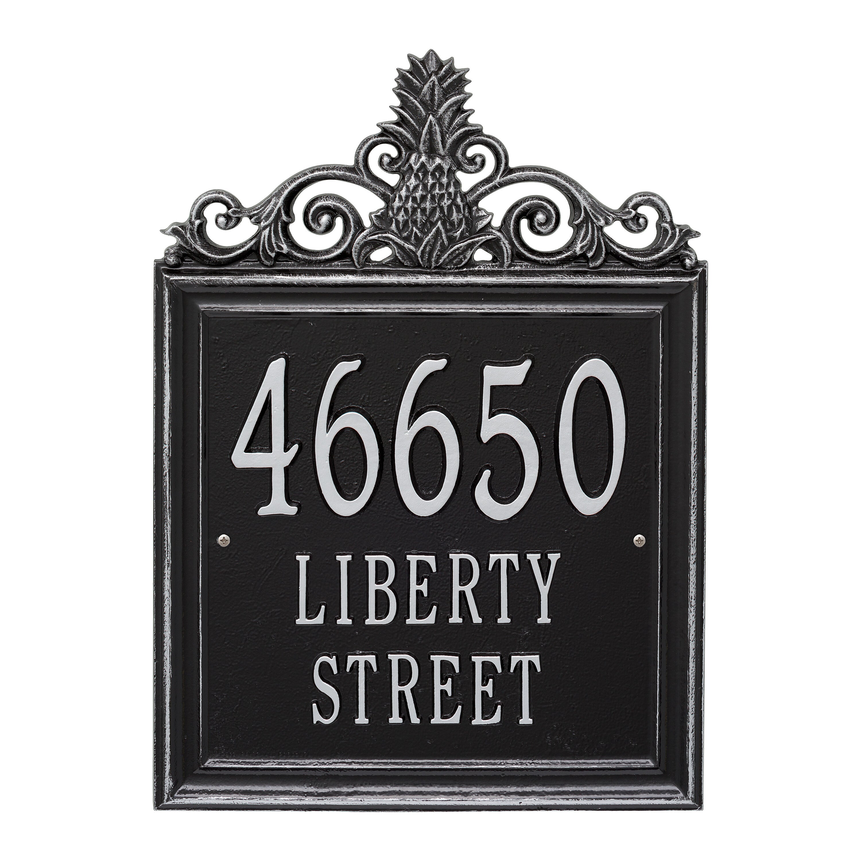 Lanai Estate Wall Address Plaque