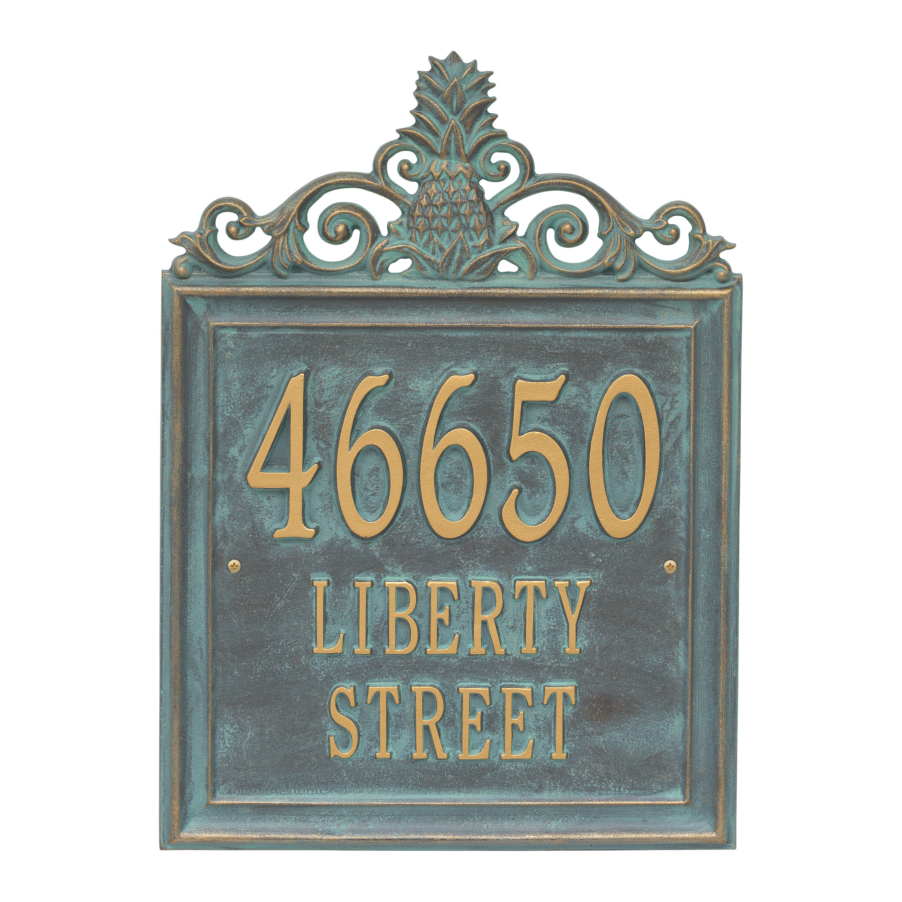 Lanai Estate Wall Address Plaque