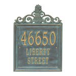 Lanai Estate Wall Address Plaque