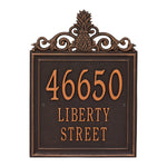 Lanai Estate Wall Address Plaque