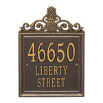 Lanai Estate Wall Address Plaque