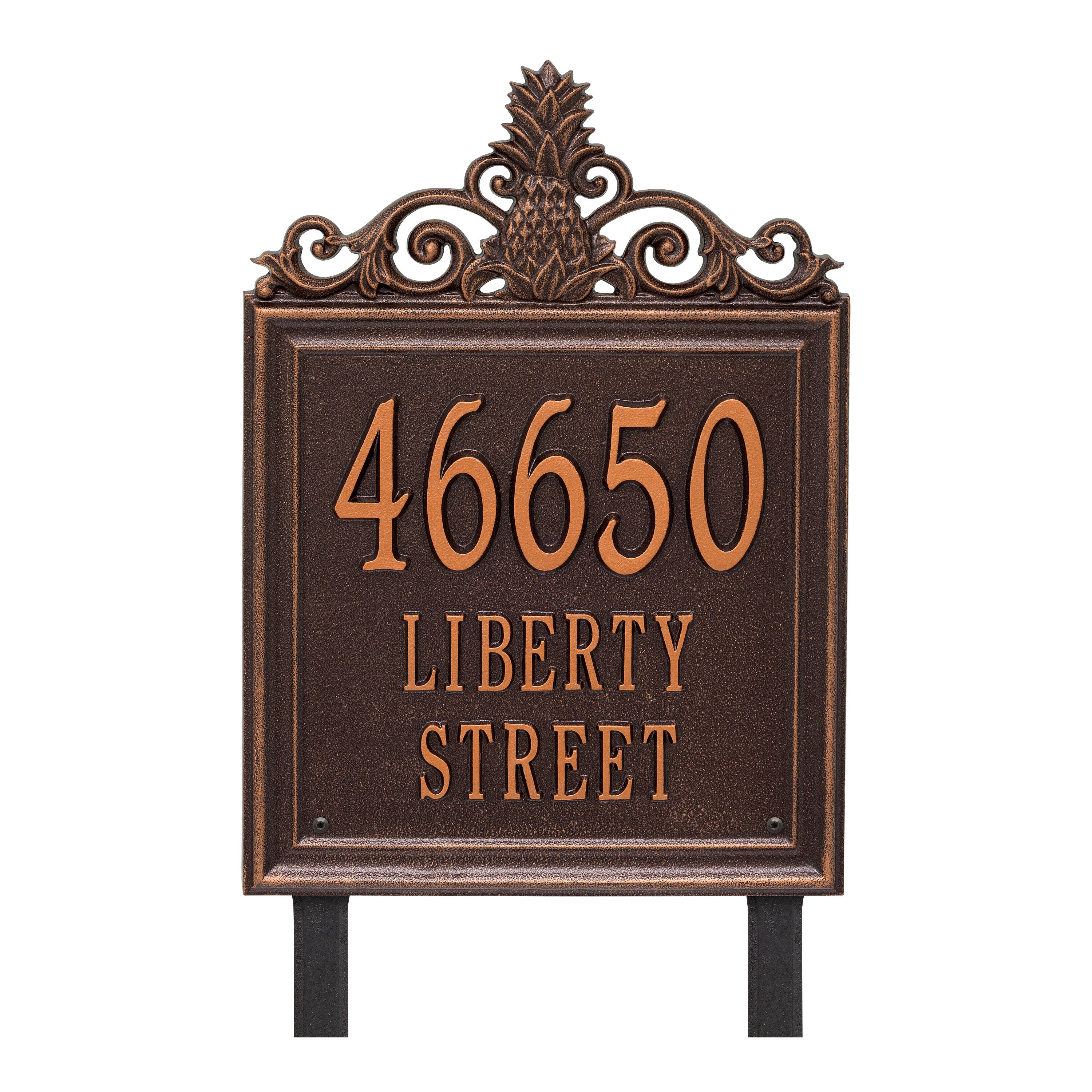 Lanai Estate Lawn Address Plaque