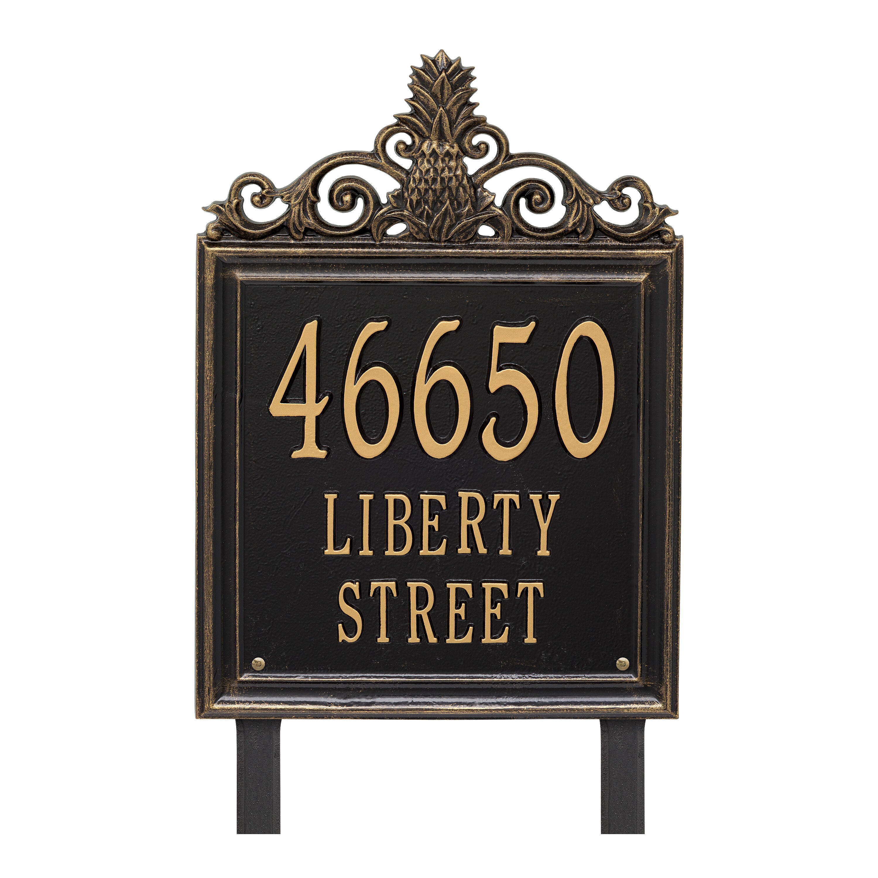Lanai Estate Lawn Address Plaque