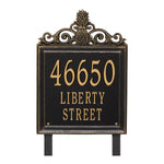 Lanai Estate Lawn Address Plaque
