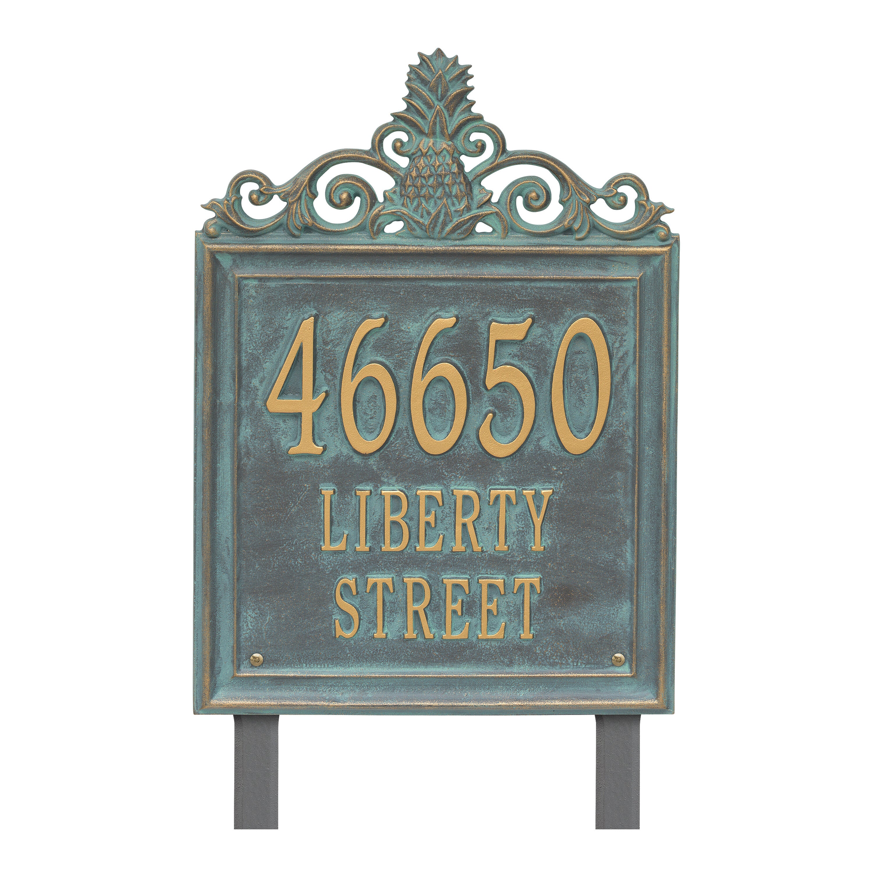 Lanai Estate Lawn Address Plaque