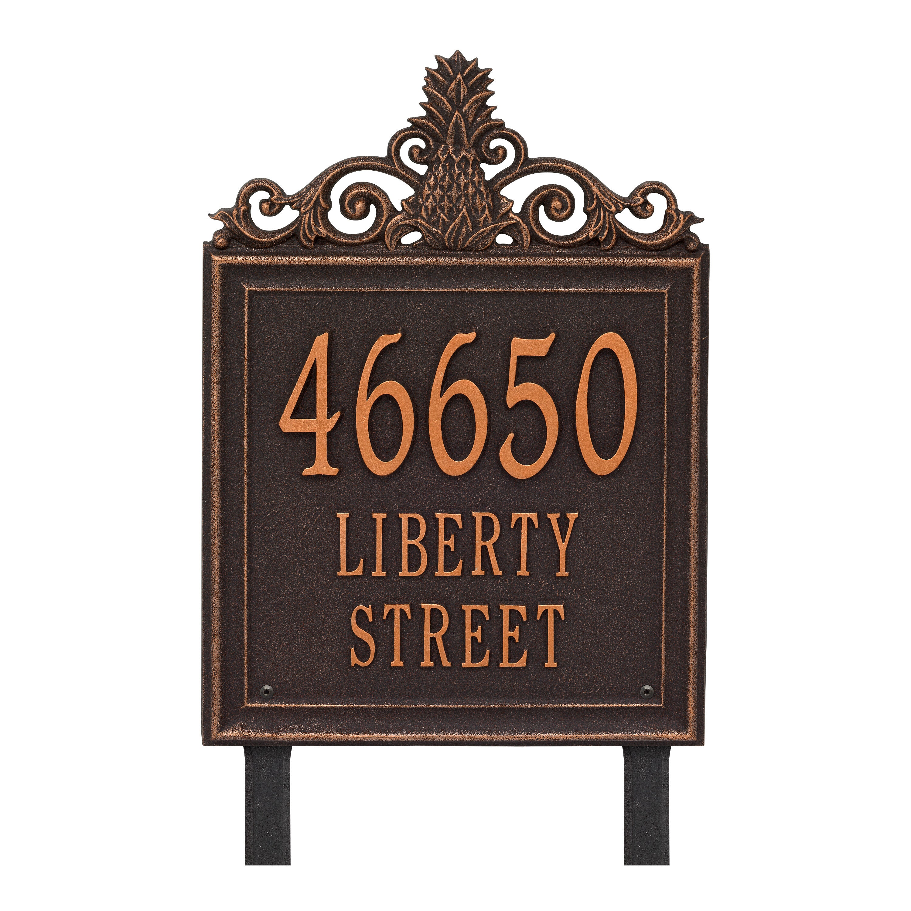 Lanai Estate Lawn Address Plaque