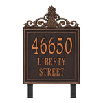 Lanai Estate Lawn Address Plaque