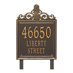 Lanai Estate Lawn Address Plaque