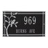 Woodridge Bird Standard Wall Address Plaque