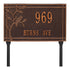 Woodridge Bird Standard Lawn Address Plaque