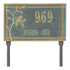 Woodridge Bird Standard Lawn Address Plaque
