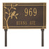 Woodridge Bird Standard Lawn Address Plaque