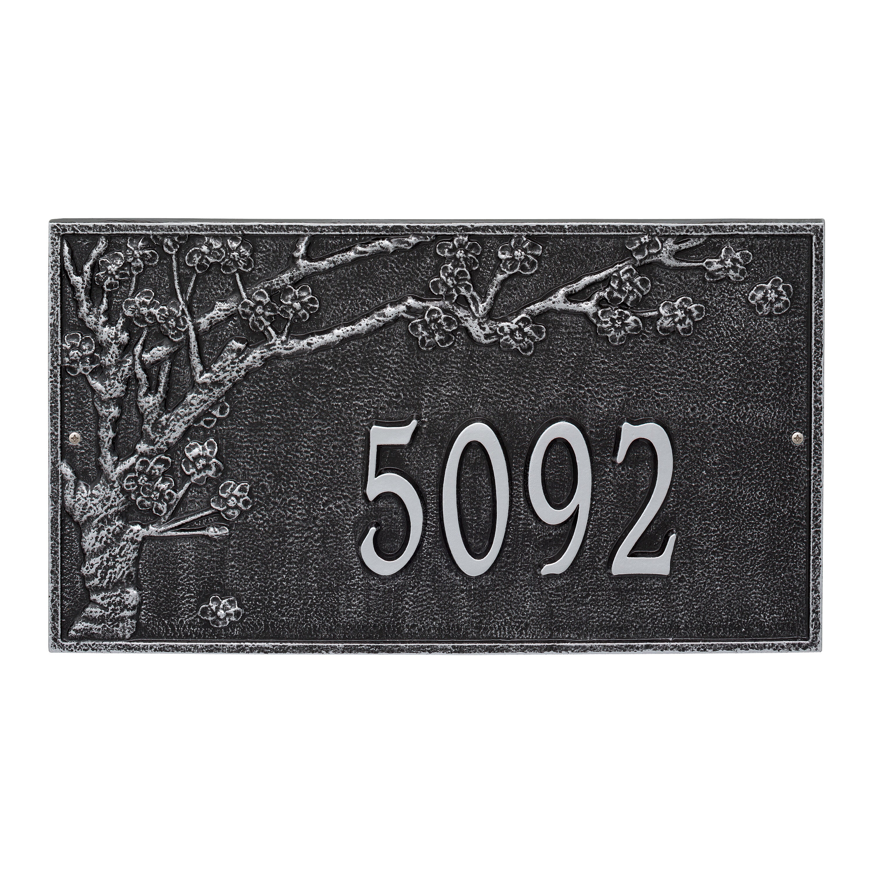 Spring Blossom Estate Wall Address Plaque