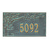 Spring Blossom Estate Wall Address Plaque