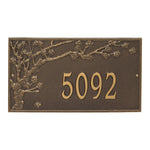Spring Blossom Estate Wall Address Plaque