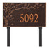 Spring Blossom Estate Lawn Address Plaque