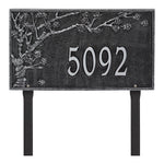 Spring Blossom Estate Lawn Address Plaque