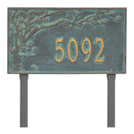Spring Blossom Estate Lawn Address Plaque