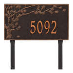 Spring Blossom Estate Lawn Address Plaque