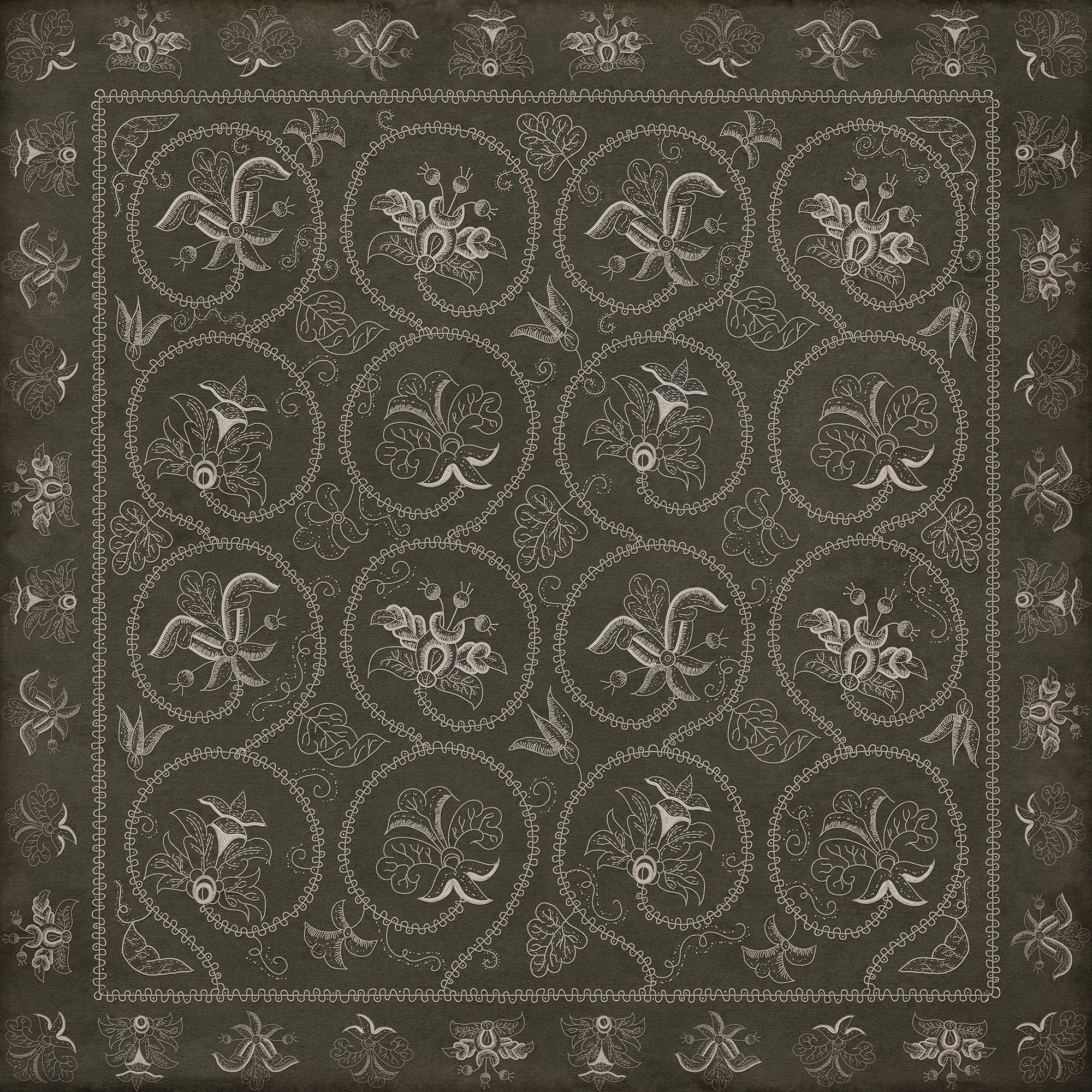 Williamsburg - Crewelwork - Azalea