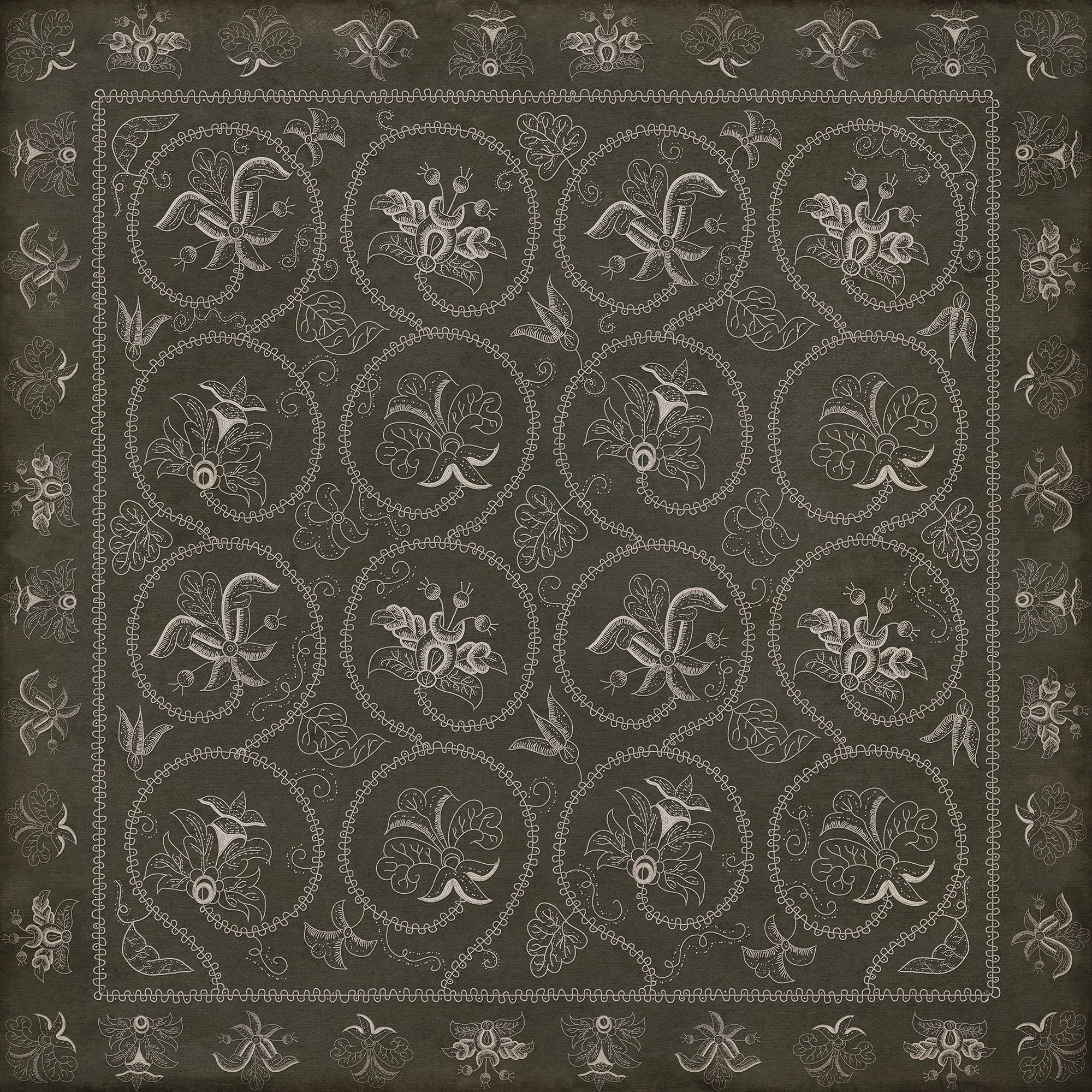 Williamsburg - Crewelwork - Azalea