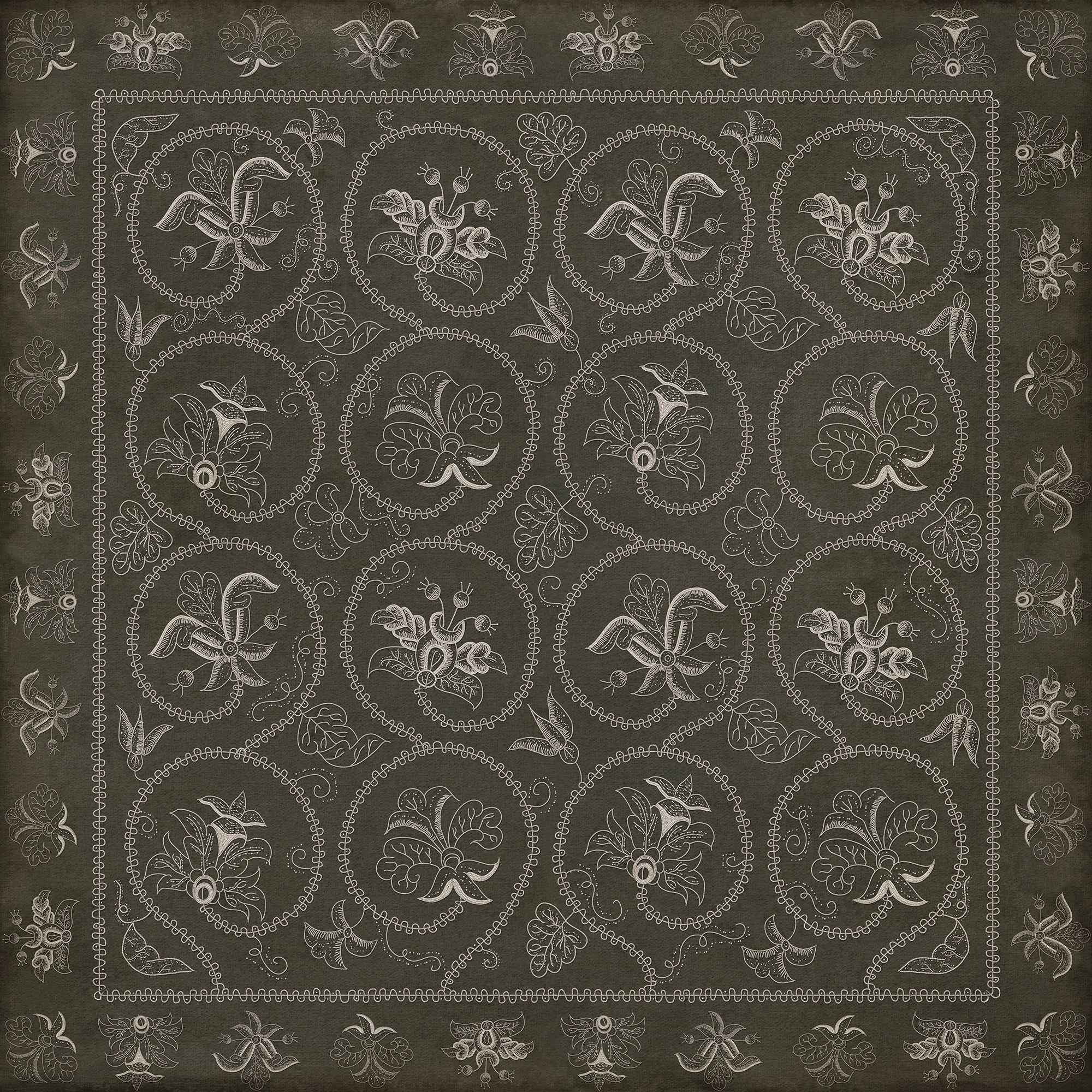 Williamsburg - Crewelwork - Azalea