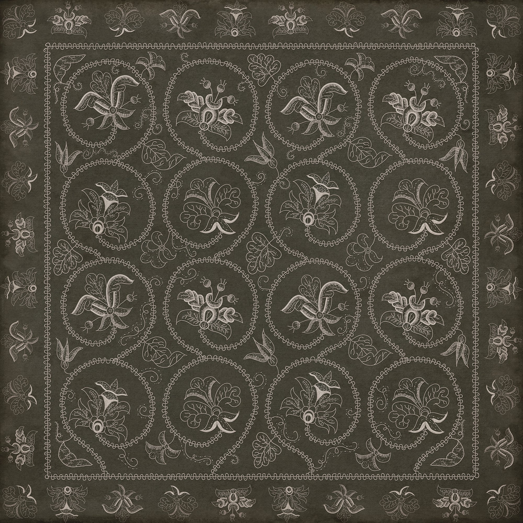 Williamsburg - Crewelwork - Azalea