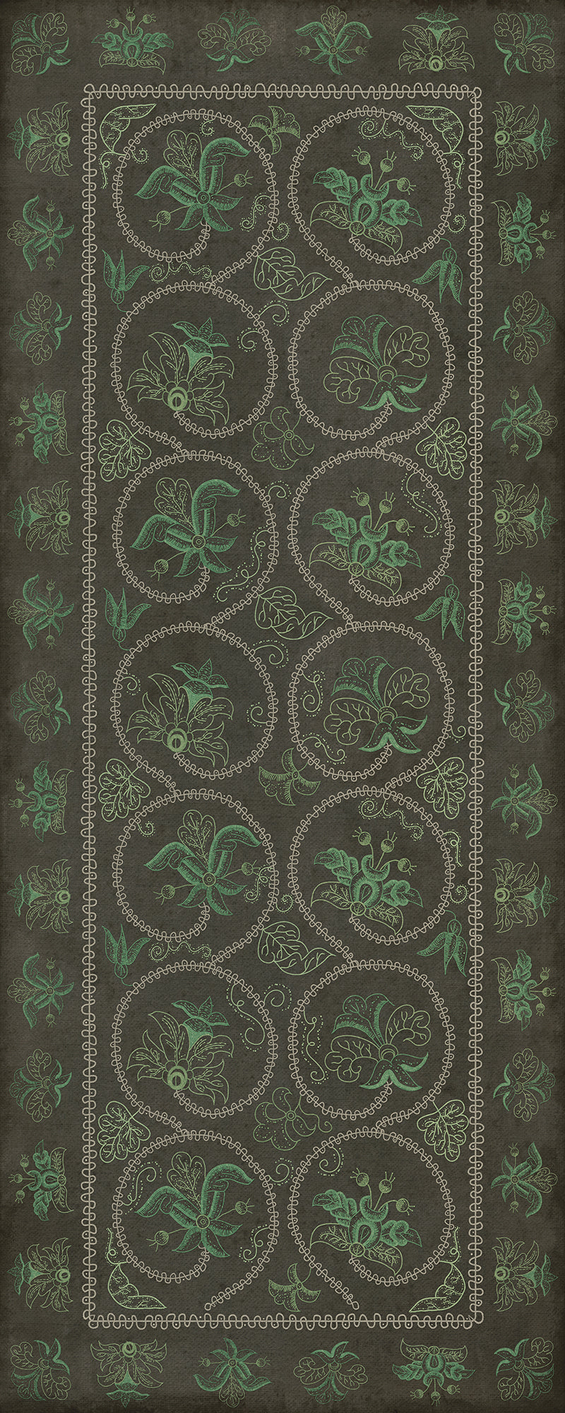 Williamsburg - Crewelwork - Beebalm