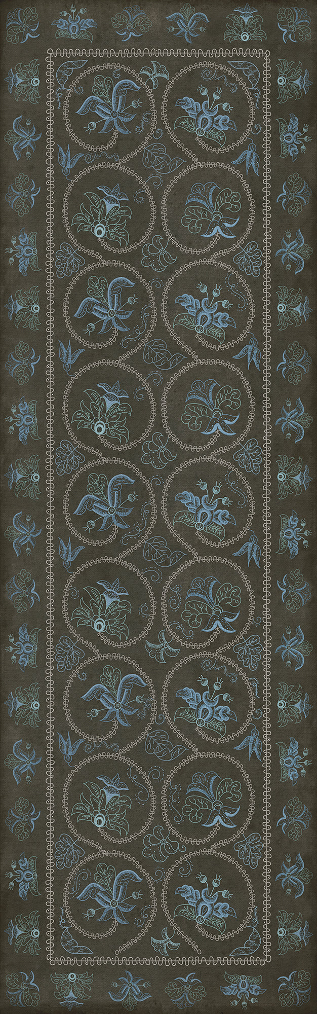 Williamsburg - Crewelwork - Delphinium