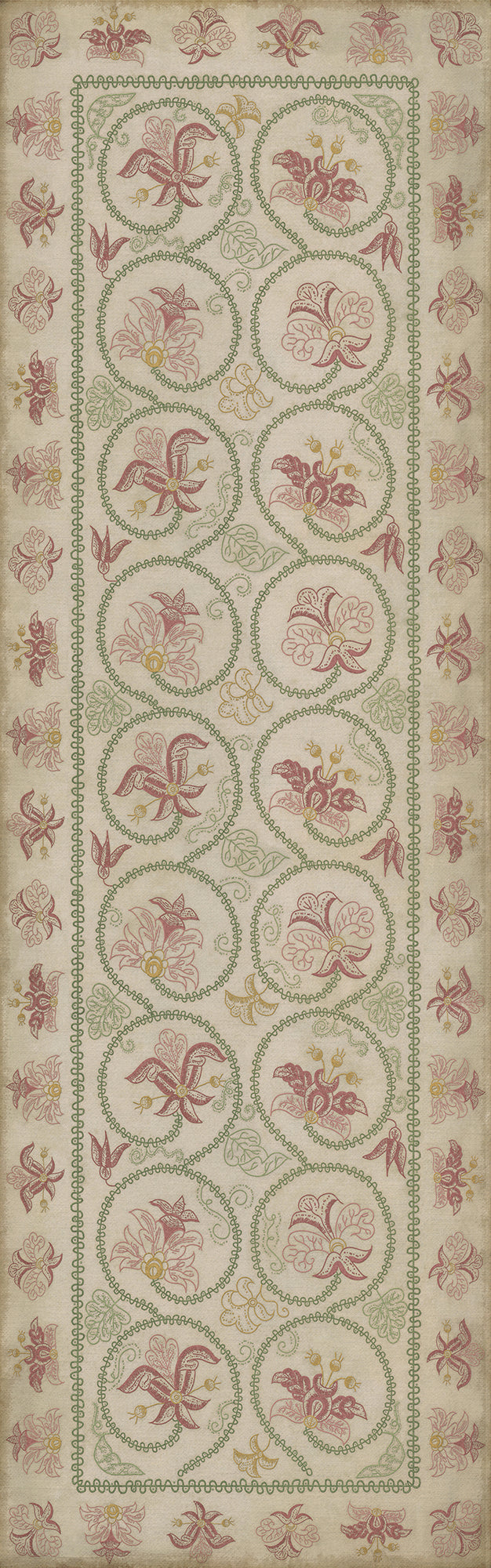 Williamsburg - Crewelwork - Rose Campion