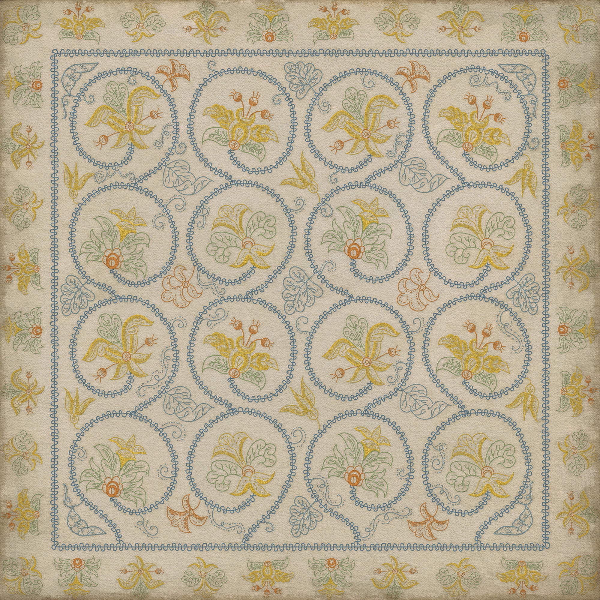 Williamsburg - Crewelwork - Sweetflag
