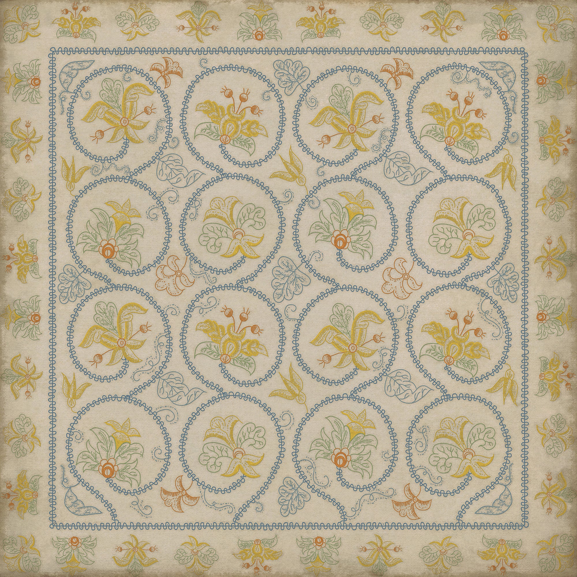 Williamsburg - Crewelwork - Sweetflag