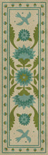 Williamsburg - Applique - Azure Moss