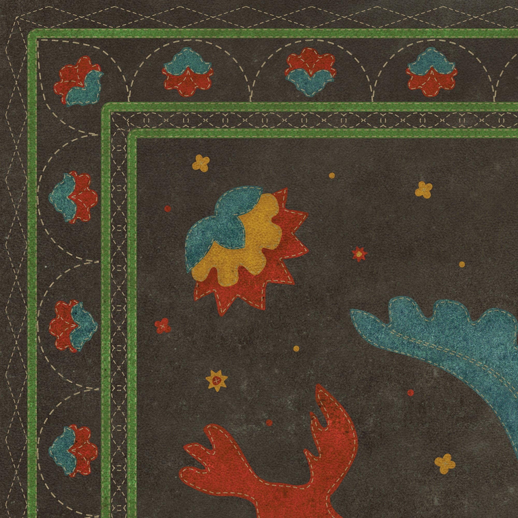 Williamsburg - Applique - Gossip Of Swallows